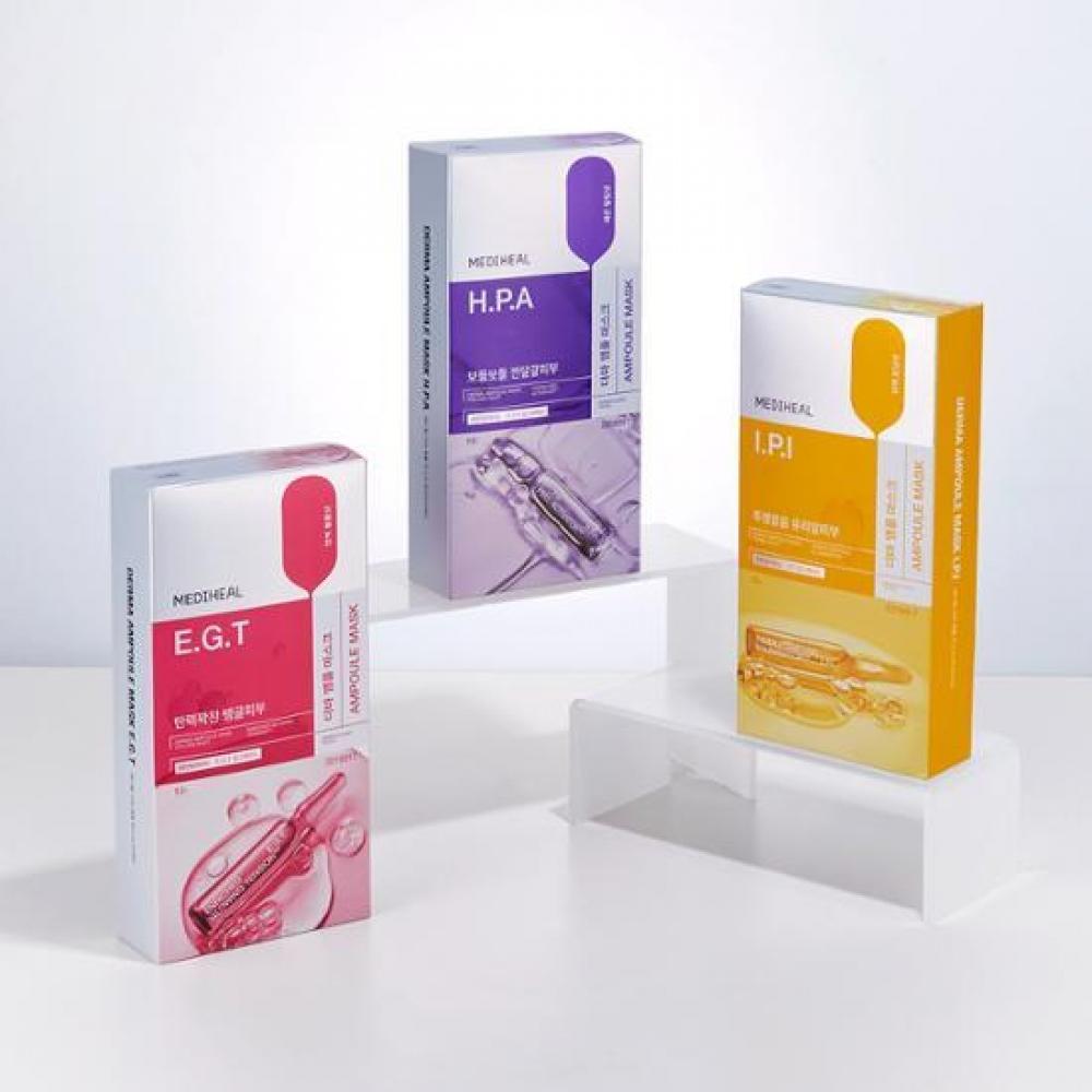 

Mediheal [NEW] Mediheal Derma Ampoule Mask 10 Sheets 3 Types Choice 1 IPI 10 Sheets