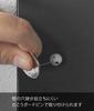 Yamazaki Tower Wall-Mounted Dryer Holder (Black, Approx. 16cm W x 9.3cm D x 11.8cm H) [Includes Drywall Tweezers and Wood Screws] for Drywall Walls,