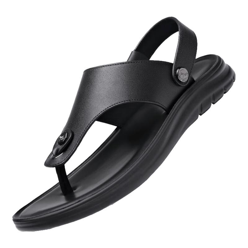 Red Dragonfly Men s Leather Thong Sandals 41