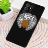 Nurse syringe heartbeat Medicine Silicone Phone Case For Samsung Galaxy note 10 pro S26 S25 S24 S23 S22 S21 Plus Ultra Cover