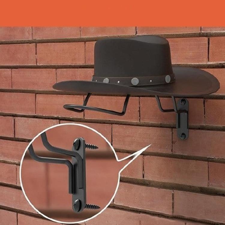 Wall Mounted Hat Helmet Gear Storage Rack For Home Organization Space Saving Iron Materials Display Holder