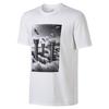 Nike T-Shirts Herren Weiß Rundhals Mäßig Gerader Schnitt 940624-100