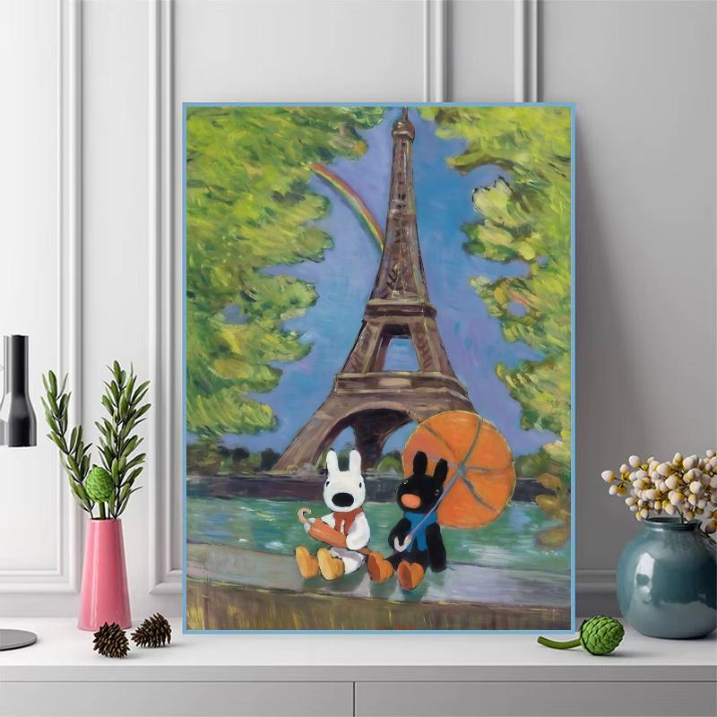 Gaspard Lisa Smile.29 100% Round Full Drill 5D DIY Diamond Painting Embroidery Cross Stitch Rhinestone Décor