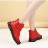 Cotton shoes women's flat bottom autumn winter short boots comfortable non slip  plush versatile casual wear-resistant boots