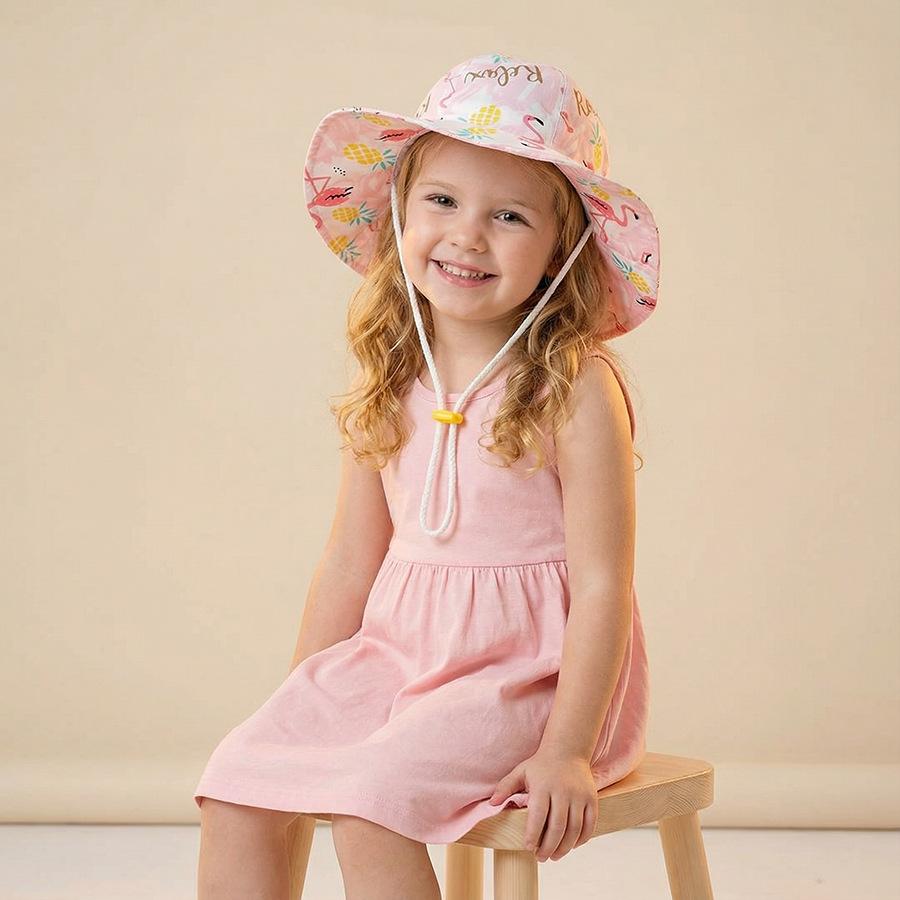

3-10YBaby hat - Lightweight summer/autumn sun protection boater hat for boys/girls/children. Sunproof hat for babies in summer. M рожевий