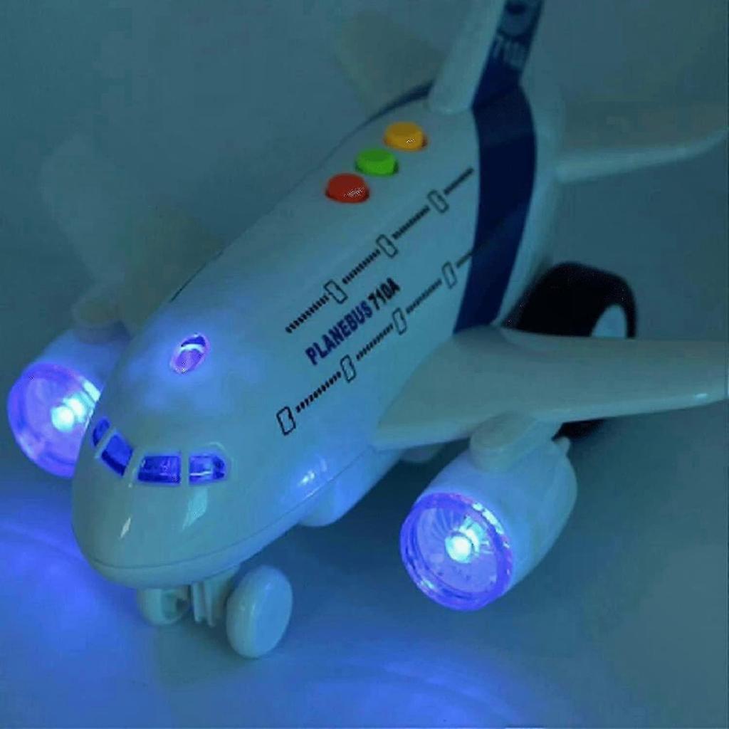 Avión de Juguete a Fricción con Luces y Sonidos para Niños Pequeños, 1:Aviones a Escala 200 para Niños, Vehículos de Juguete para Niños y Niñas