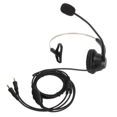 H360PCVA 3,5mm PC Business Headset Monaurale Kopfhörer mit Lautstärkeregler für Webinar Büro