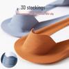 Women's Summer Thin Crew Socks - Low Cut, Non-Slip, Heel-less, Seamless Ice Silk, Pure Cotton, Solid Color.
