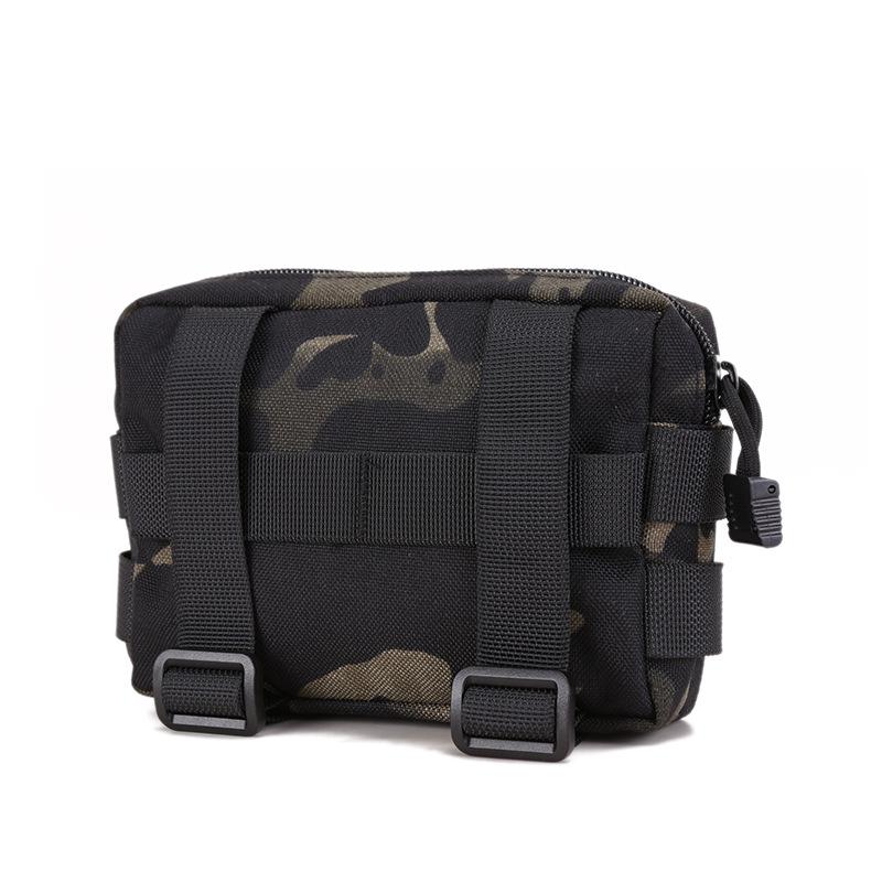 Camouflage-schwarze Outdoor-Pendlertasche – EDC-Werkzeug und Notfallvorräte für Militärfans