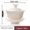 Kung Fu Porcelain Gaiwan White Tea Cup