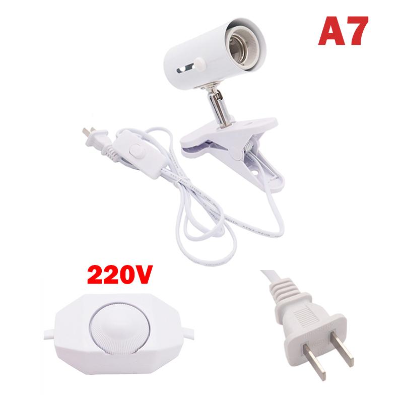 Zestaw lamp gadów Uva + Uvb Clip-On Ceramiczny uchwyt na światło Turtle Basking Uv Heating