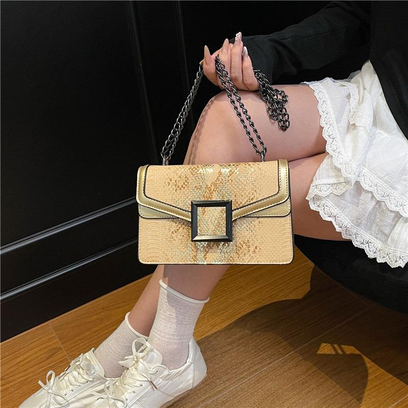 Korean style fashionable casual niche design versatile chain exquisite western-style single shoulder crossbody women's bag