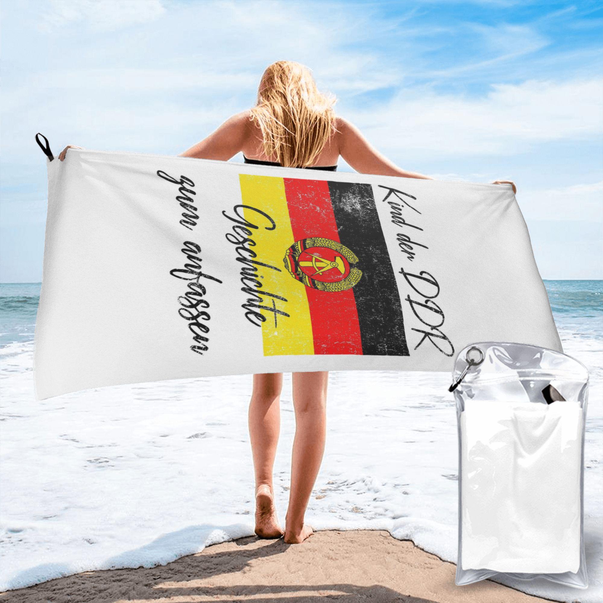 

Child of the GDR Wallfall November 9, 1989 Beach Towel Soft Microfiber Quick Dry Absorbent Quick Towels For Bath W30*H60(CM)