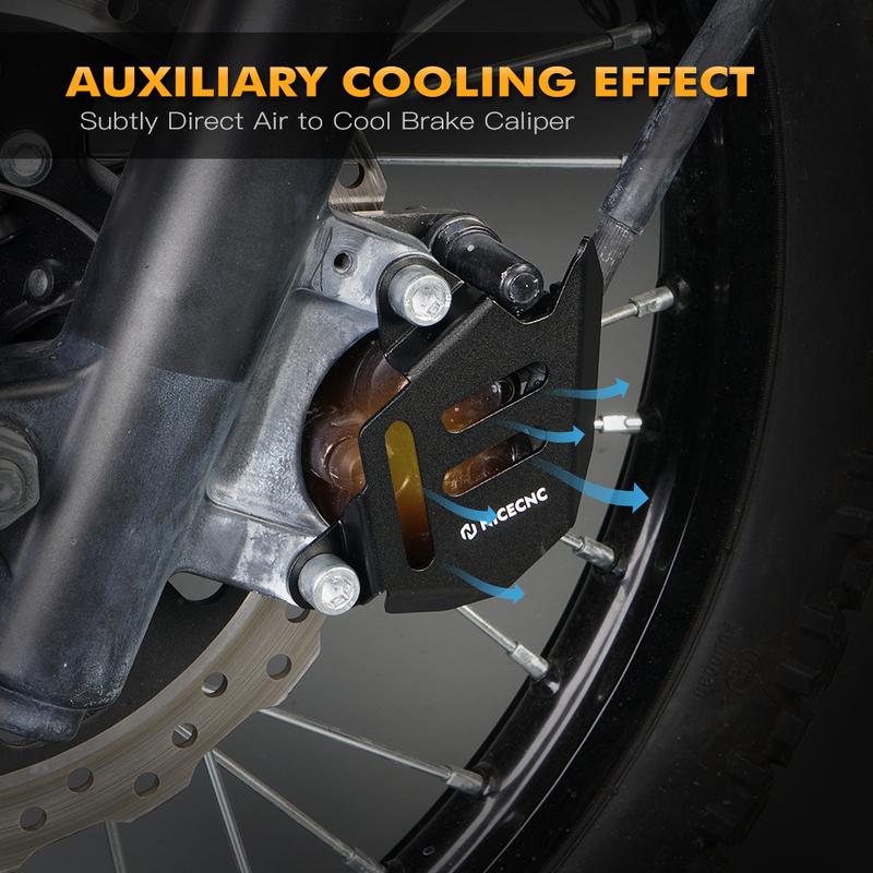 Motorcycle Front Brake Caliper Guard Cover For Kawasaki KLR650 KLR 650 2008-2024 2009 2010 2011 2012 2013 2014 2015 2016 2017