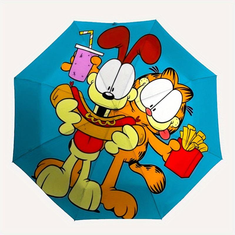 

1pc Garfield Auto Cute Umbrella - 8-Rib Foldable Design, Outdoor Travel, and Family Celebrations Material y250827162