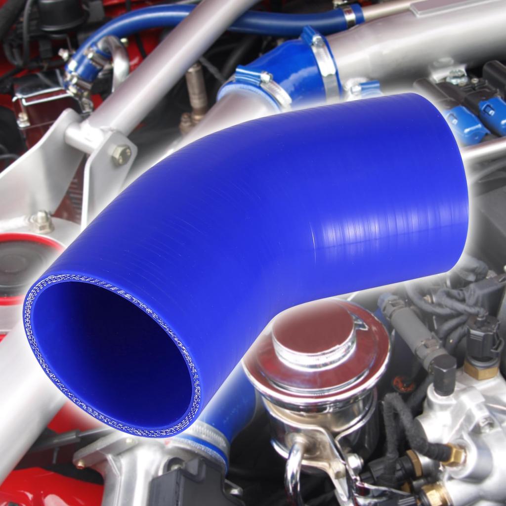 X AUTOHAUX Silicone Hose, Silicone Pipe, Radiator Hose, Inner Diameter 3.0 Inches (76 Mm),