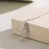 Tancise S925 Sterling Silver Fashion Personality Gecko Pendant Necklace Birthday Gift Vintage Classic Set Chain