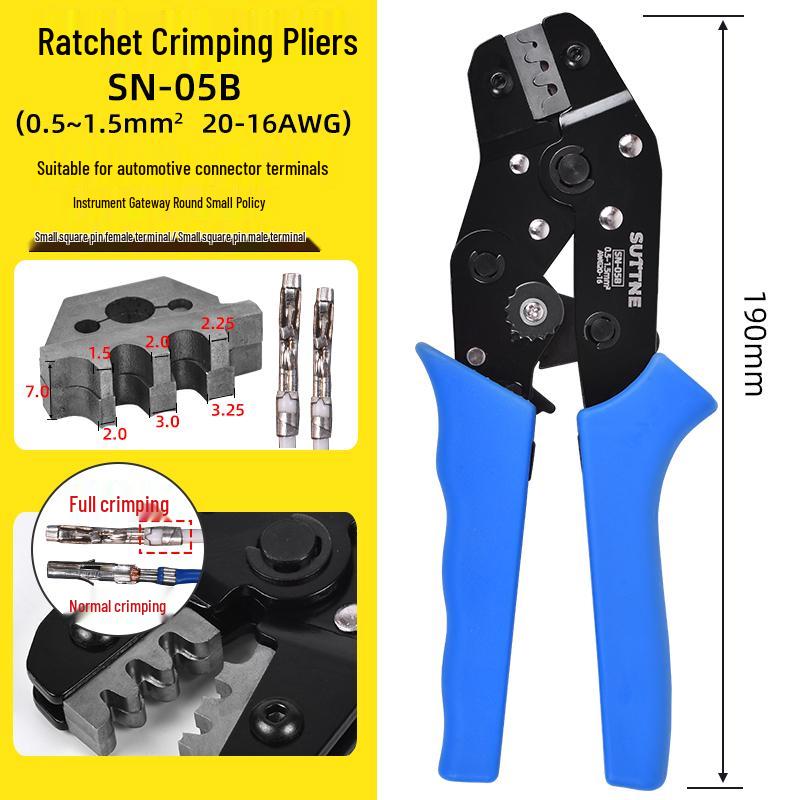 DuPont Connector Crimping Tool for 2.54mm Electrician Terminal Pins