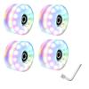 Roller Skate Wheel with Wrenches, Quads Roller Skate Wheel Double Row Skating Skateboard Quads Skate Replacement Wheels