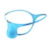 Low Rise G-String Men Sexy Underwear Bulge Pouch T-Back Thongs Ice Silk Underpants Gay Erotic Panties Soft Knicker Bikini Trunks