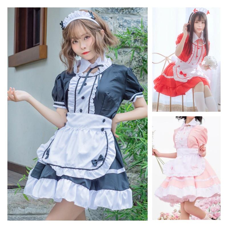 Cute And Stylish Alice In Wonderland Maid Costume For Cosplay And Anime Shows One-piece Design