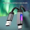 Multi-Brand Car Charging Cable with Light Display: Compatible with Apple, Huawei, Xiaomi, OPPO, Honor, VIVO, Realme, OnePlus.