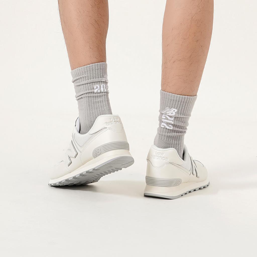 New Balance NB 574 Retro Nízké Ležérní Běžecké Boty Unisex tenisky Světle šedá ML574WP2