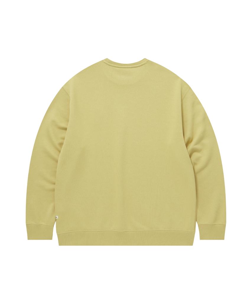 COVERNAT C Logo Sweatshirt Dusty Yellow