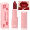 DUNUF 1 Pcs Matte Powder lipstick, Lasting 24 Hours Non-fading Waterproof Non-stick Easy to Color Lip Gloss Makeup Gift