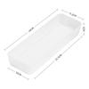 Simple Plastic Drawer Organizer With Dividers For Makeup And Accessories In Home And Office Use