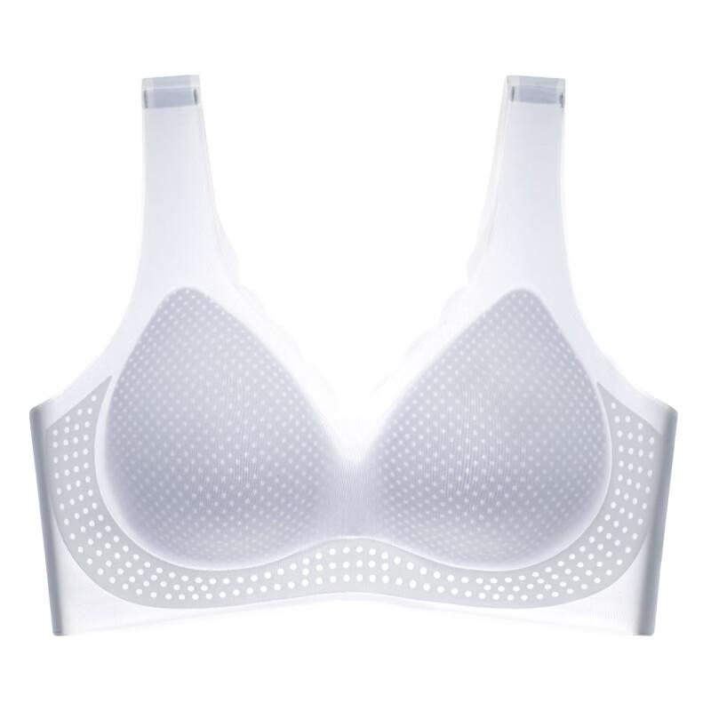 Dushiliren Women's Summer Thin Bra, Anti-Sagging, Side Support, Push-Up for Small Breasts, Beautiful Back Design, Seamless, Wireless Brassiere