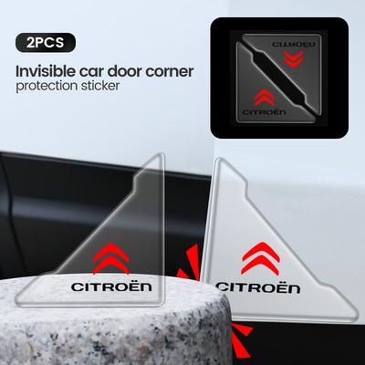Transparent Car Door Corner Anti-collision Protector Sticker For C4 C5 C1 C2 C6 Berlingo Picasso Jumper Auto Accessories