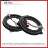 Speaker Spacer Ring Midrange Speaker Space Adaptor for BMW for 3.5 inch 2 Set