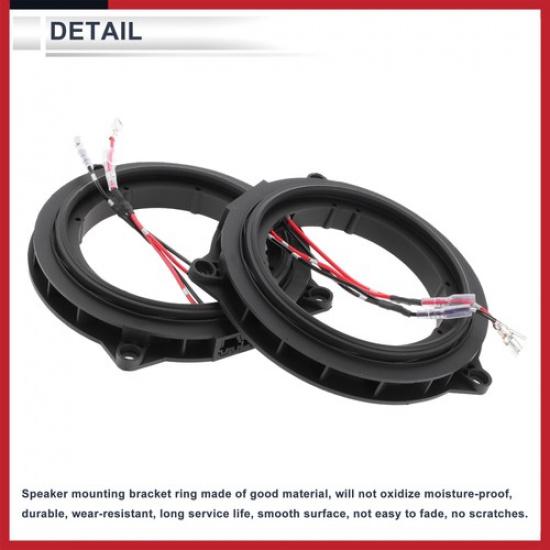 Speaker Spacer Ring Midrange Speaker Space Adaptor for BMW for 3.5 inch 2 Set