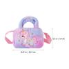 TENDYCOCO Einhorn Umhängetasche für Mädchen, Crossbody Tasche, Beutel, Schultasche für Kinder, Niedliches Plüschtier Design, Leicht, Perfekt für den Kindergarten,