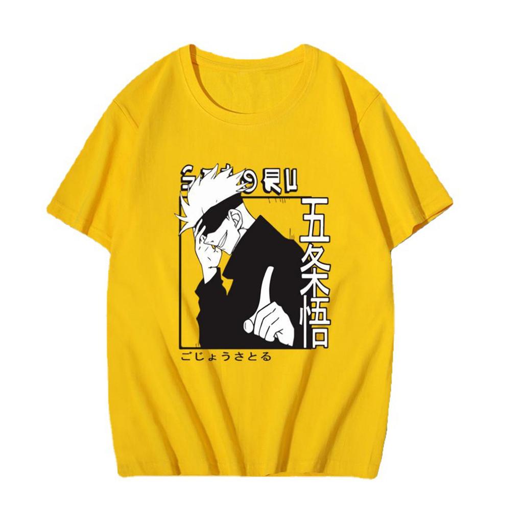 Japanese Manga New Spell Back To War Anime Women's T-shirt Cotton Short-sleeved Summer Printing Sports