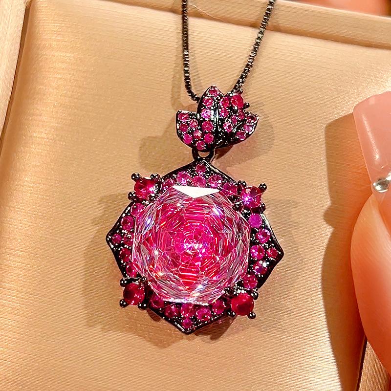 

Ювелирные изделия Медное основание Позолоченное Огранка «Миллениум» Цвет плода дракона Легкий роскошный набор Главный камень 14-10 мм