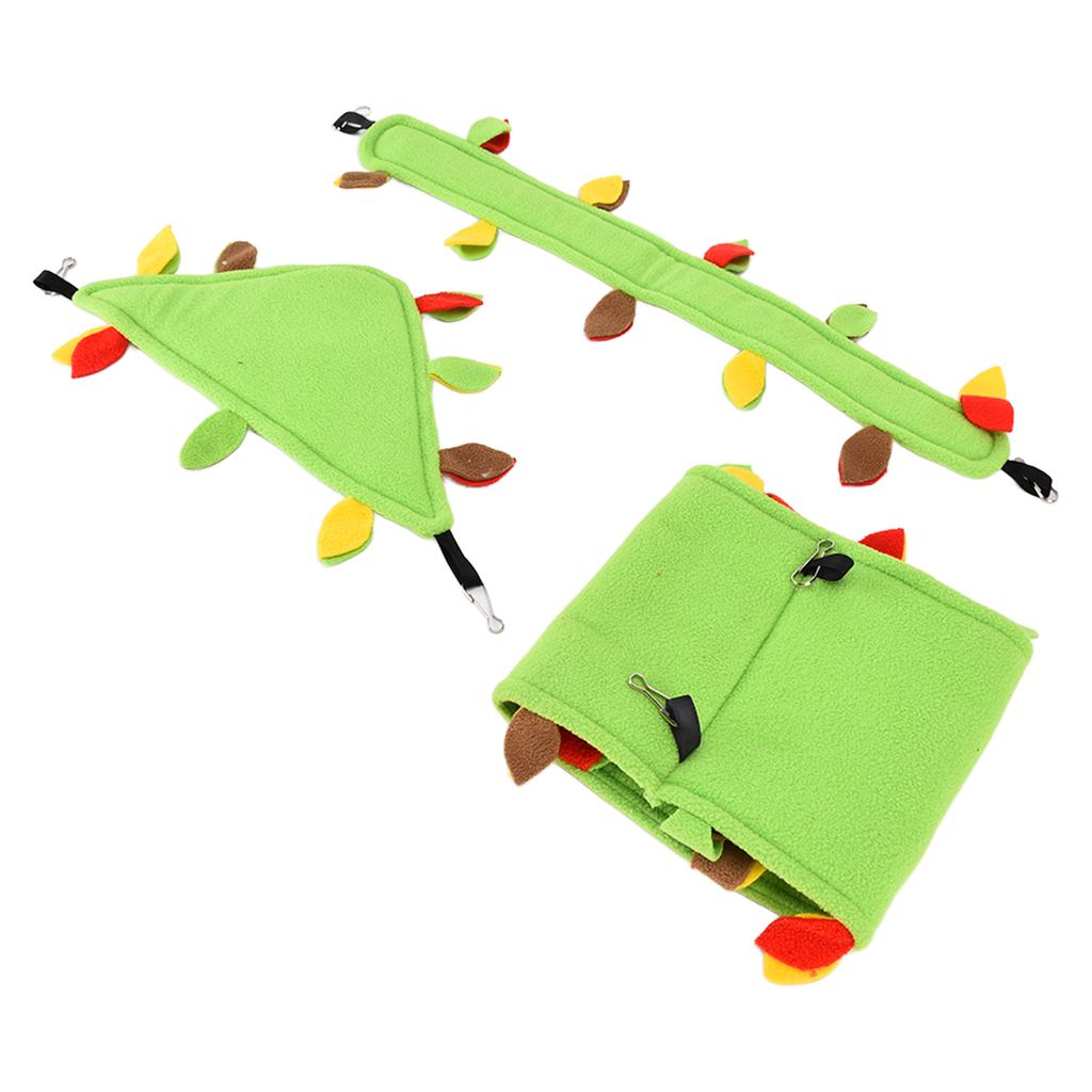 3 Stück Vogelnest Hängematte Hängenest Hängender Tunnel für Gleithörnchen Eichhörnchen Hamster Spielen Schlafen