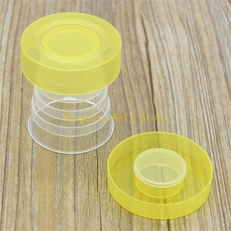 

KX4B Pocket Size Plastic Folding Cups with Lids Expandable Drinking Cups China Mainland