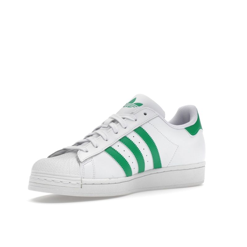 Adidas Superstar White Green Unisex Sneakers Cloud-White IE9047