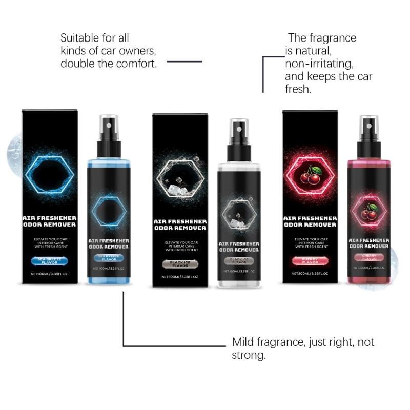 Air Freshener Sprayer for Room & Car Car Fragrances Auto Deodorization Sprayer 100ml Air Purification