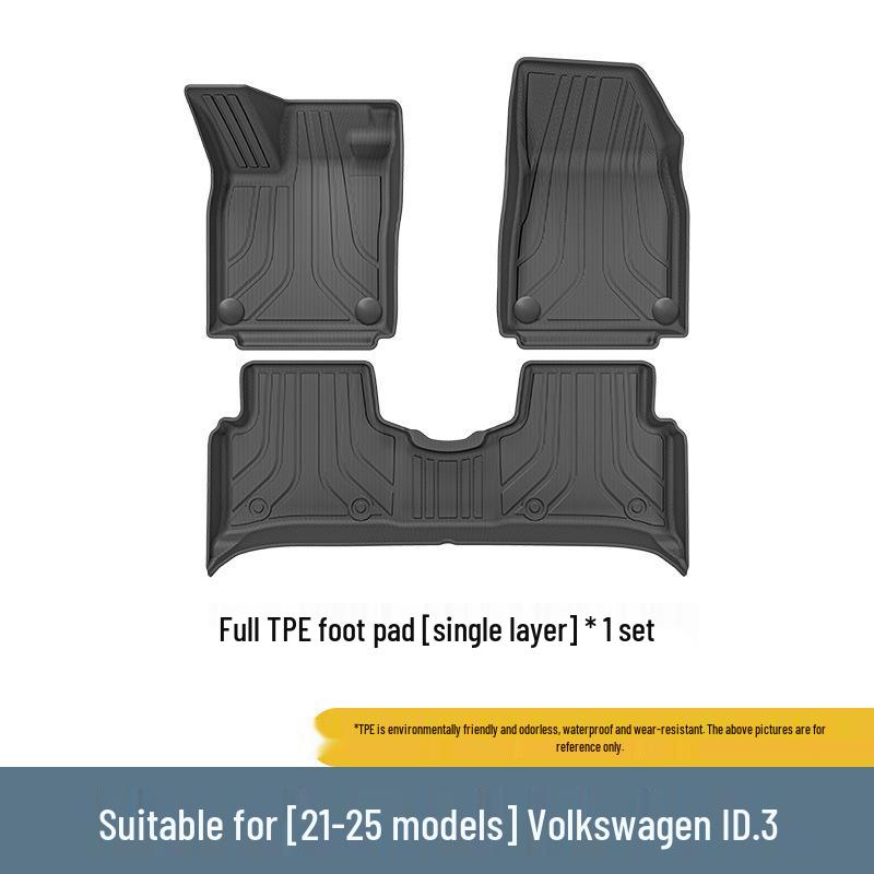 Volkswagen ID.3 (2021-2025) TPE Floor Mats & Trunk Mat - Eco-Friendly Car-Specific Protection