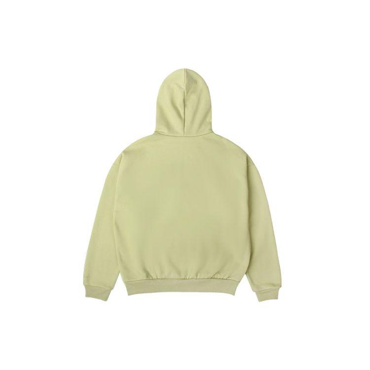 Adidas X Fear of God Co-branded Letter Logo Long Sleeve Hoodie Men Tops Green HM8109