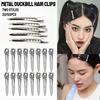 50PCS Metal Duckbill Hair Clip Salon Fixed Hair No Bend Hair Pin Curl Hair Clip Makeup No Crease Hair Clip Hairdress StylingTool