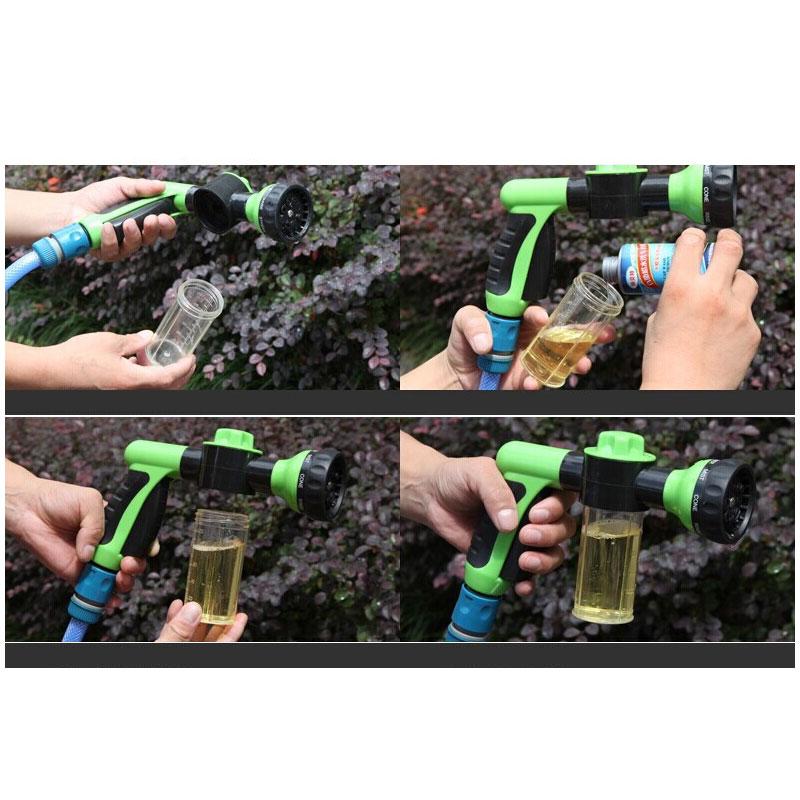 Portable Auto Foam Lance Water Gun High Pressure 3 Grade Nozzle Jet Car Washer Sprayer Cleaning Tool Automobiles Wash