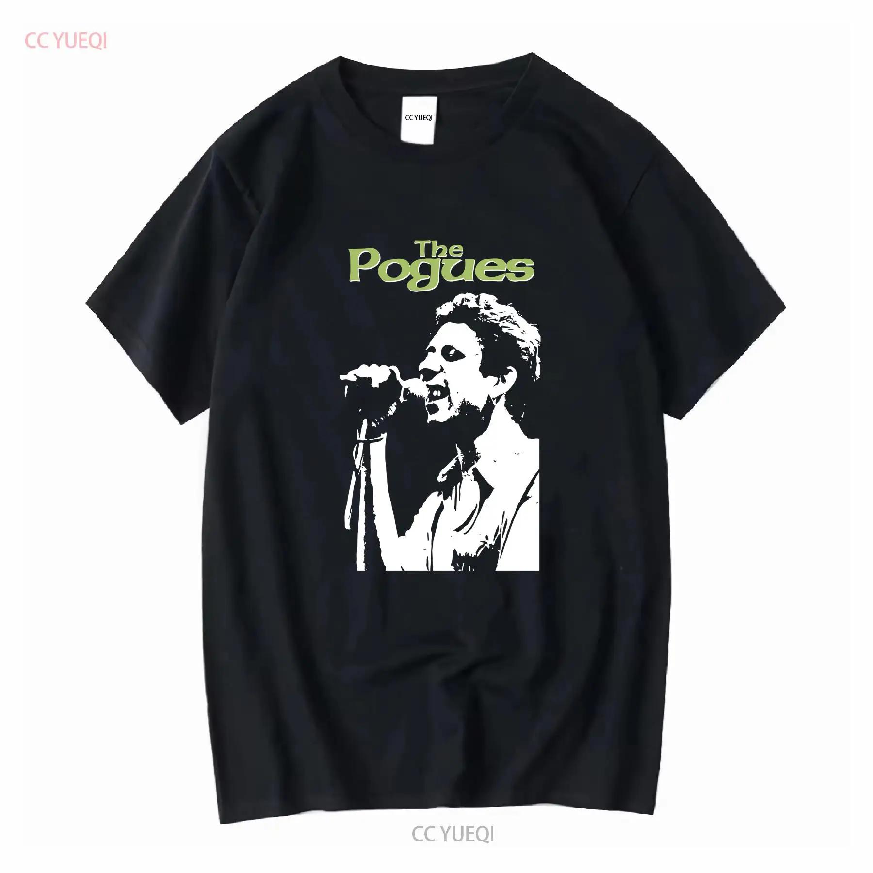 ГОРЯЧАЯ Футболка Шейна Макгоуэна The Pogues Все размеры SM20 с длинным или коротким рукавом винтажная стираная мужская мягкий топ для повседневной носки S разноцветный