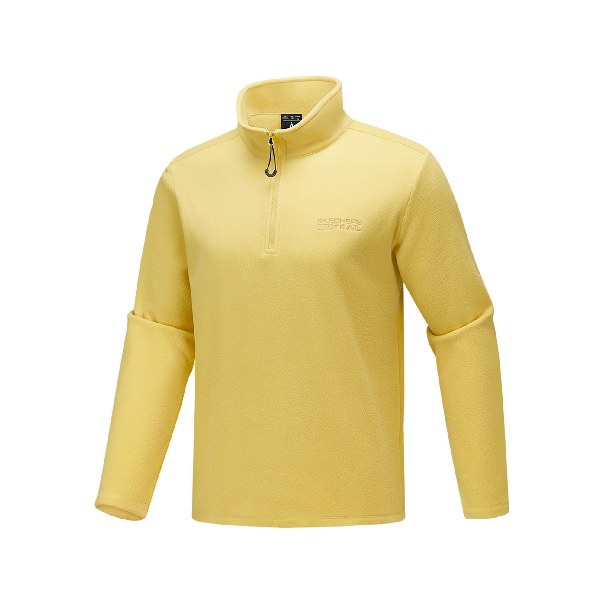 Skechers Knitted Half-Zip Fleece Warm Sports Anti-Static Soft Comfortable Jacket Unisex jackets P425U039-01UM M