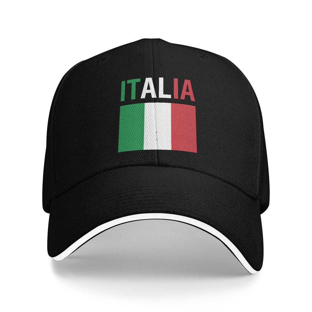 Personalized Italy Flag Baseball Cap Hip Hop Unisex WoUnisexs Adjustable Italian Proud Dad Hat Spring Snapback Caps