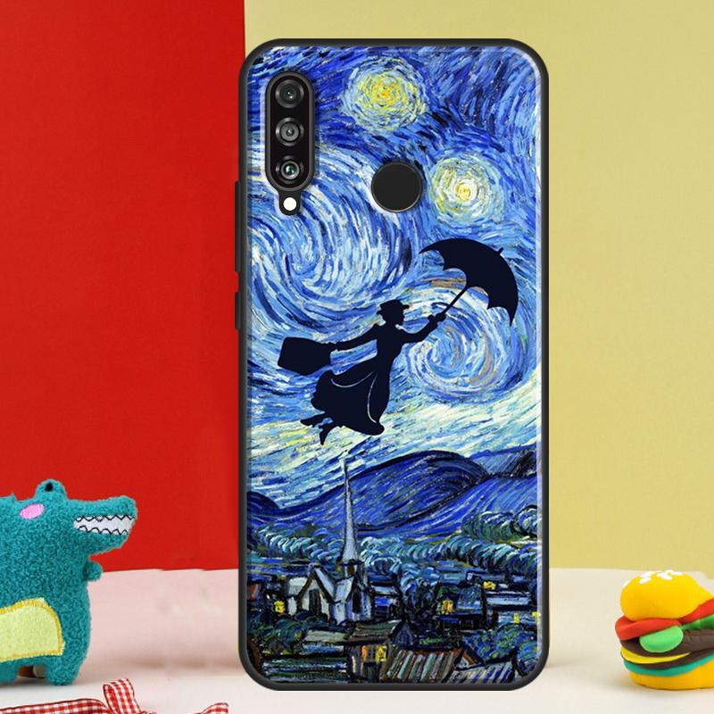 Van Gogh Starry Sky For Huawei Nova Y91 Y90 Y60 Y70 Y72 Y61 9 10 SE 12i 12s 11i 5T P60 Pro P20 P30 P40 Lite Case