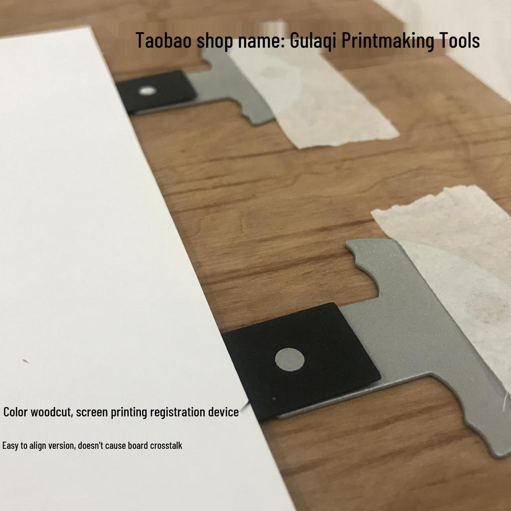 Color Woodcut & Paper Screen Printing Marker Ruler - Registration Tool